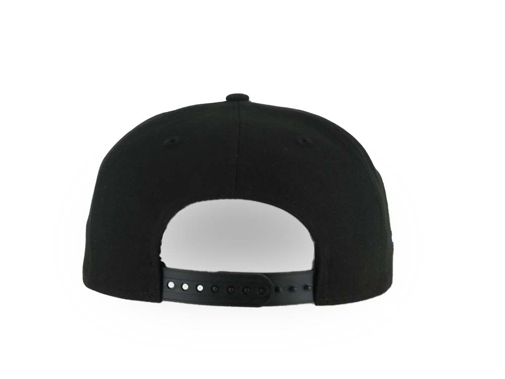 San Diego Padres New Era MLB 9FORTY 940 Adjustable A-Frame Cap Hat Black Crown/Visor White Bats Logo 40th Anniversary Side Patch Gray UV