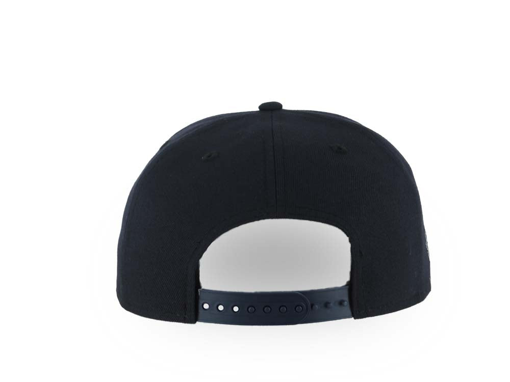 San Diego Padres New Era MLB 9FORTY 940 Adjustable A-Frame Cap Hat Navy Blue Crown/Visor White With Text/Script Logo 1984 World Series Side Patch Gray UV