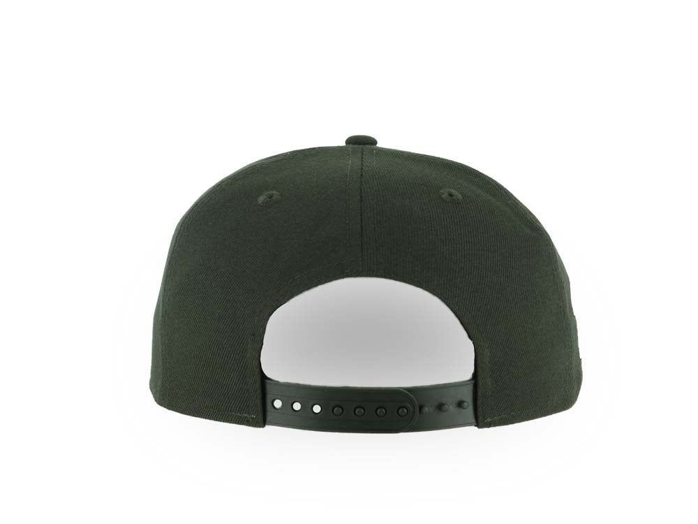 San Diego Padres New Era MLB 9FORTY 940 Adjustable A-Frame Cap Hat Dark Green Crown/Visor Glow White Logo 1998 World Series Side Patch Gray UV