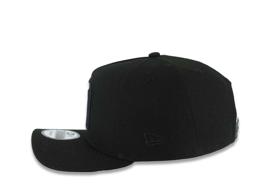 Mexico New Era WBC World Baseball Classic 9FORTY 940 Adjustable A-Frame Cap Hat Black Crown/Visor Black Logo Gray UV