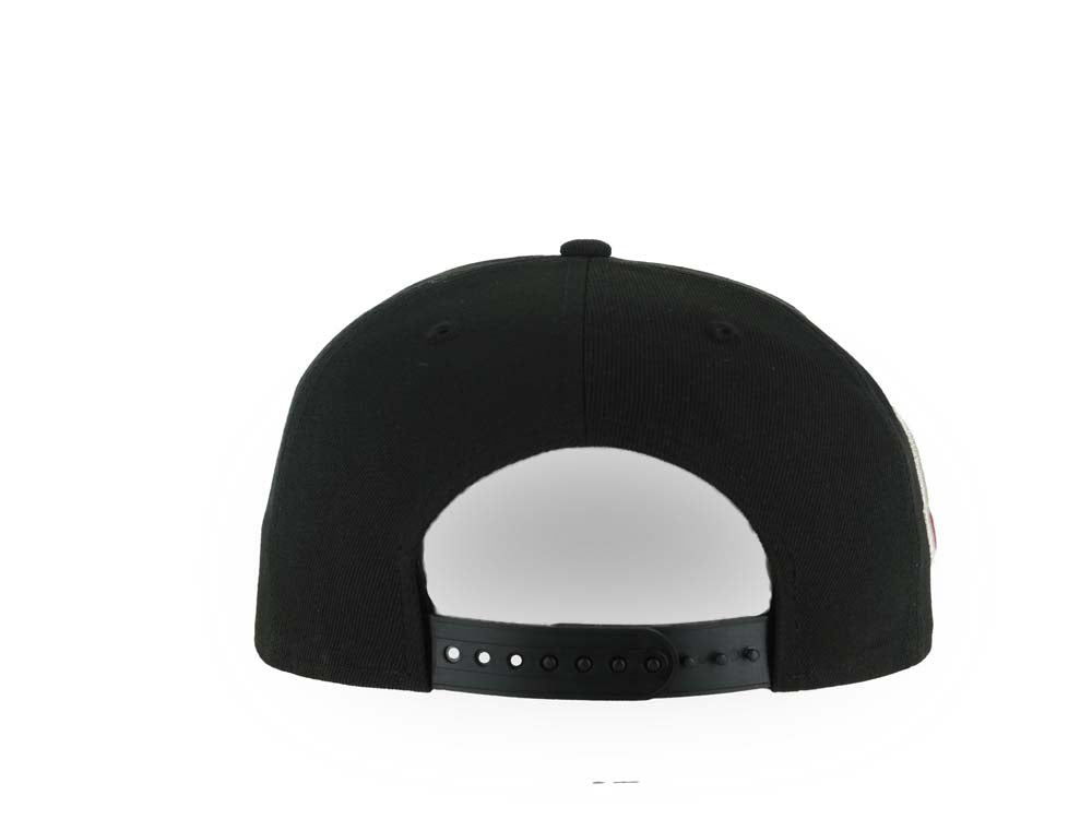Mexico New Era WBC World Baseball Classic 9FORTY 940 Adjustable A-Frame Cap Hat Black Crown/Visor Black Logo Gray UV