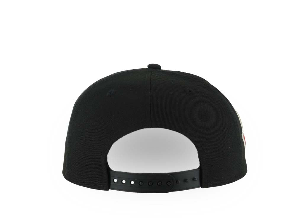 Mexico New Era WBC World Baseball Classic 9FORTY 940 Adjustable A-Frame Cap Hat Black Crown/Visor Red/White/Green Logo Gray UV