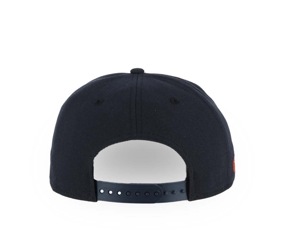 San Diego FC New Era MLS 9FORTY 940 Adjustable A-Frame Cap Hat Navy Blue Crown/Visor Red Logo Gray UV