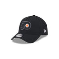 Philadelphia Flyers New Era NHL 9FORTY 940 Adjustable A-Frame Cap Hat Black Crown/Visor Team Color Logo