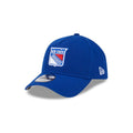 New York Rangers New Era NHL 9FORTY 940 Adjustable A-Frame Cap Hat Royal Blue Crown/Visor Team Color Logo