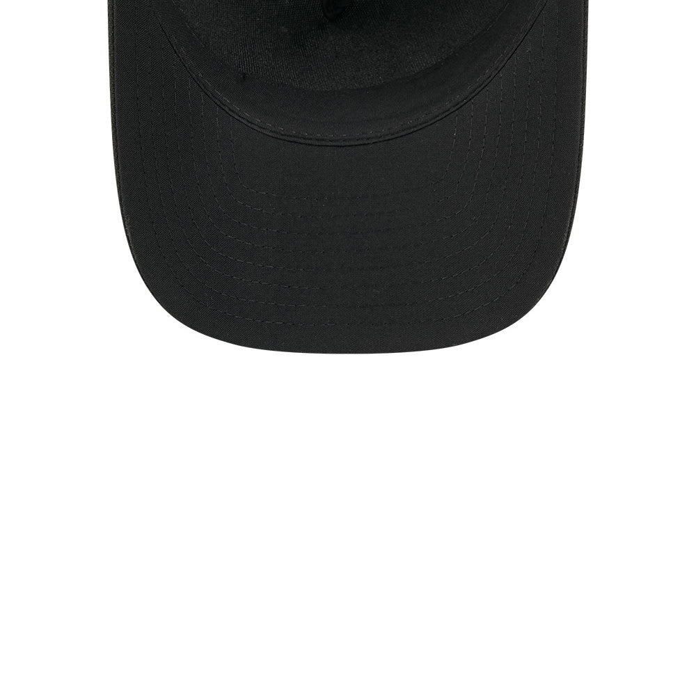 Puerto Rico New Era WBC World Baseball Classic 9FORTY 940 Adjustable A-Frame M-Crown Cap Hat Black Crown/Visor Black/White Logo Puerto Rico Flag Side Patch