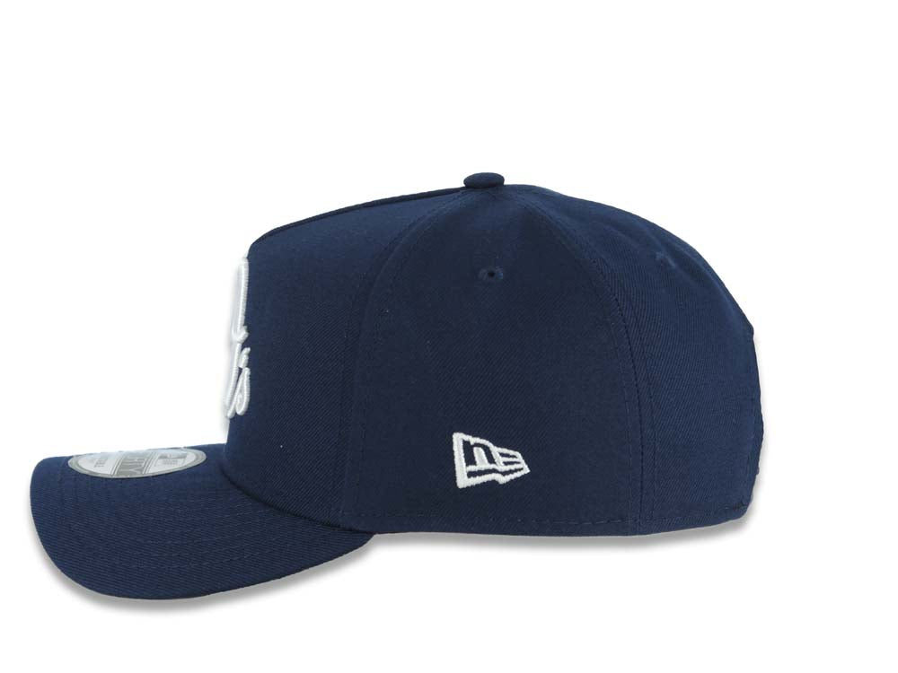 Baltimore Orioles New Era MLB 9FORTY 940 Adjustable A-Frame Cap Hat Navy Blue Crown/Visor White Logo 1983 World Series Side Patch Gray UV