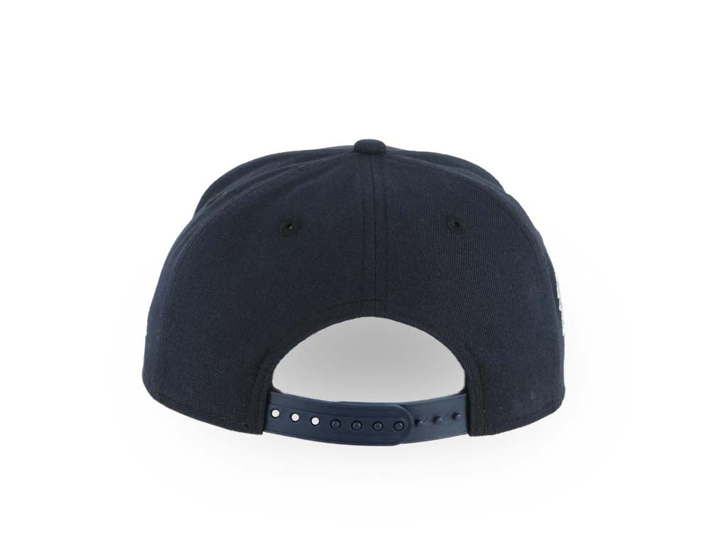 San Diego Padres New Era MLB 9FORTY 940 Adjustable A-Frame Cap Hat Navy Blue Crown/Visor Navy Blue Logo 1998 World Series Side Patch