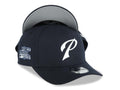 San Diego Padres New Era MLB 9FORTY 940 Adjustable A-Frame Cap Hat Navy Blue Crown/Visor Glow White Script P Logo 1984 World Series Side Patch