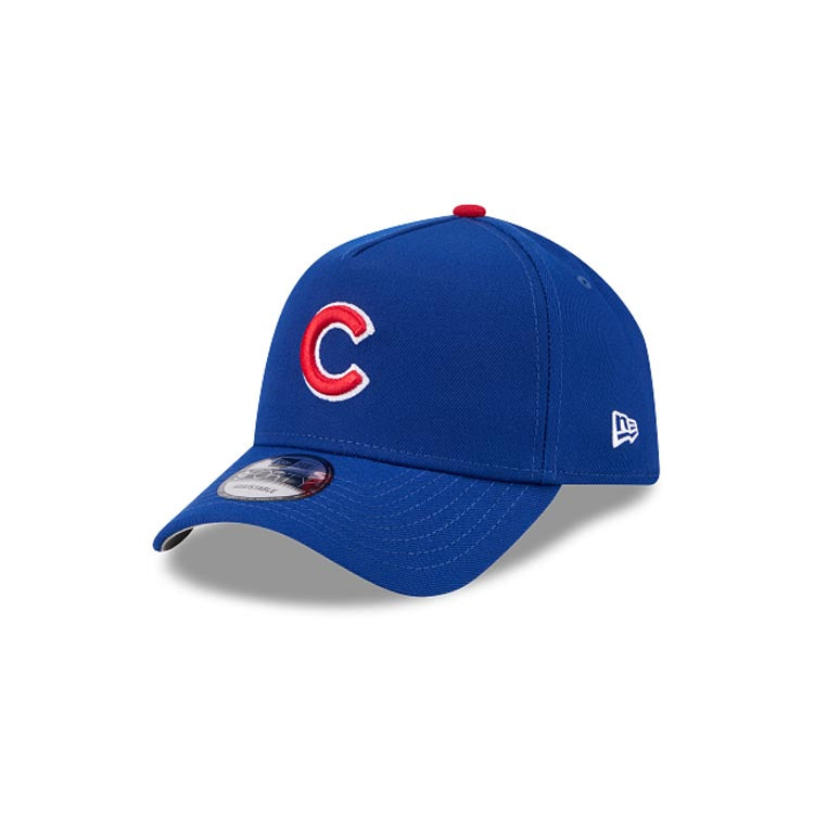 Chicago Cubs New Era MLB 9Forty 940 Adjustable A-Frame Cap Hat Royal Blue Crown/Visor Team Color Logo Gray UV