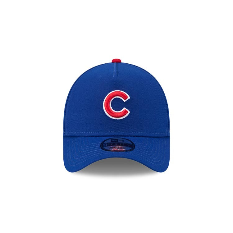 Chicago Cubs New Era MLB 9Forty 940 Adjustable A-Frame Cap Hat Royal Blue Crown/Visor Team Color Logo Gray UV