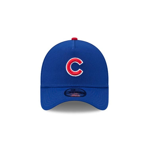 Chicago Cubs New Era MLB 9Forty 940 Adjustable A-Frame Cap Hat Royal Blue Crown/Visor Team Color Logo Gray UV