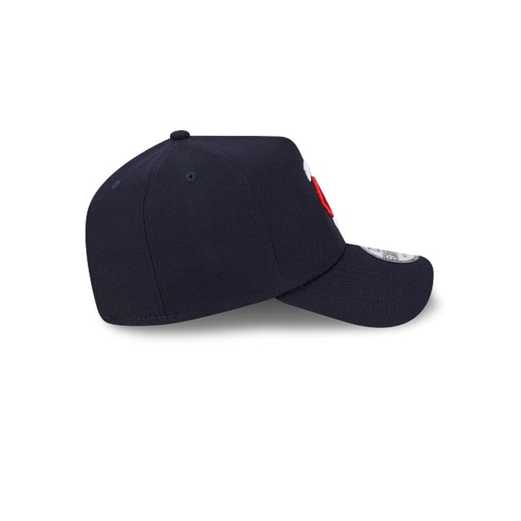 Minnesota Twins New Era MLB 9FORTY 940 Adjustable A-Frame Cap Hat Navy Blue Crown/Visor Team Color Logo Gray UV