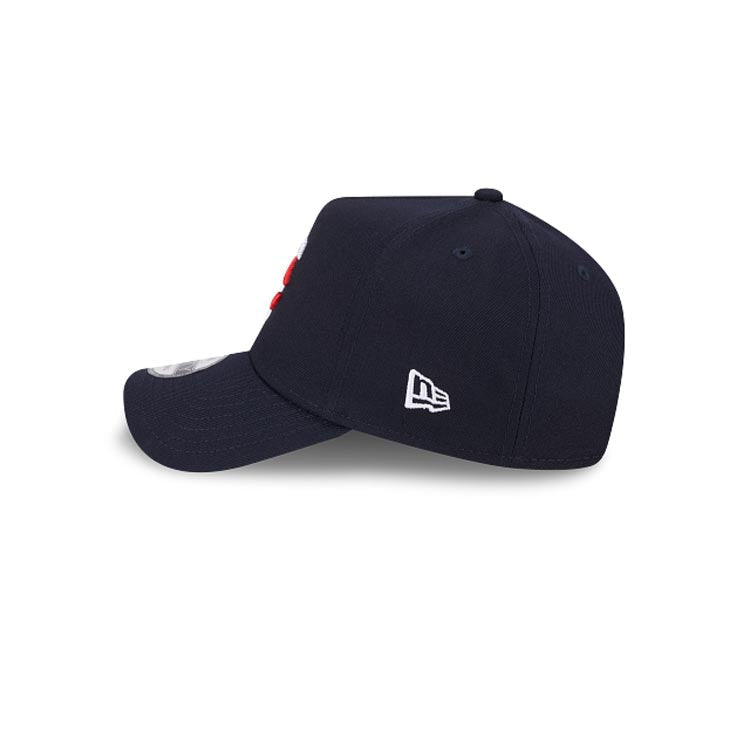Minnesota Twins New Era MLB 9FORTY 940 Adjustable A-Frame Cap Hat Navy Blue Crown/Visor Team Color Logo Gray UV