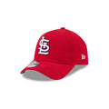 St. Louis Cardinals New Era MLB 9FORTY 940 Adjustable A-Frame Cap Hat Red Crown/Visor Team Color Logo Gray UV