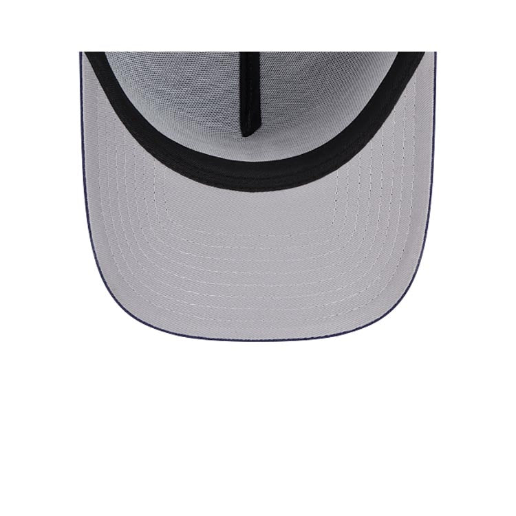 Tampa Bay Rays New Era MLB 9FORTY 940 Adjustable A-Frame Cap Hat Navy Blue Crown/Visor Team Color Logo Gray UV