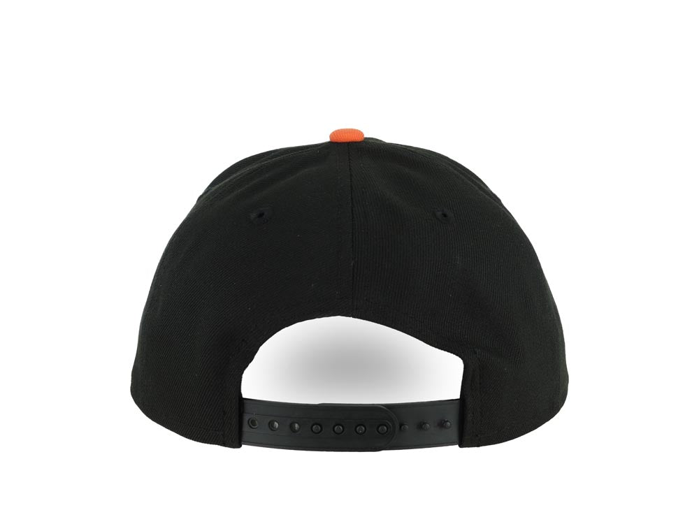 San Francisco Giants New Era MLB 9FORTY 940 Adjustable Cap Hat Black Crown/Visor White/Orange Glove Logo (City Connect)