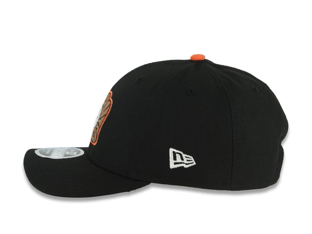 San Francisco Giants New Era MLB 9FORTY 940 Adjustable Cap Hat Black Crown/Visor White/Orange Glove Logo (City Connect)