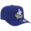Los Angeles Dodgers New Era MLB 9FORTY 940 Snapback A-Frame Cap Hat Royal Blue Crown/Visor Team Color Logo Skating Cartoon