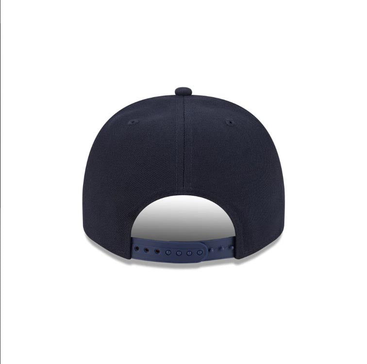New York Yankees New Era MLB 9FIFTY 950 Snapback A-Frame Cap Hat Navy Blue Crown/Visor Green Logo Liberty Cartoon
