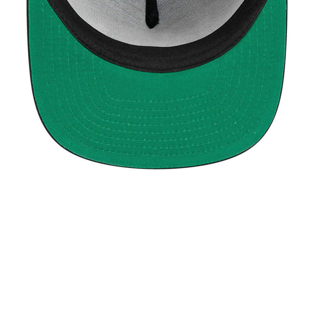 Los Angeles Dodgers New Era MLB 9FIFTY 950 A-Frame Snapback Cap Hat Black Crown/Visor Metallic Gold/Bronze Logo 8x Champions Ring Green UV