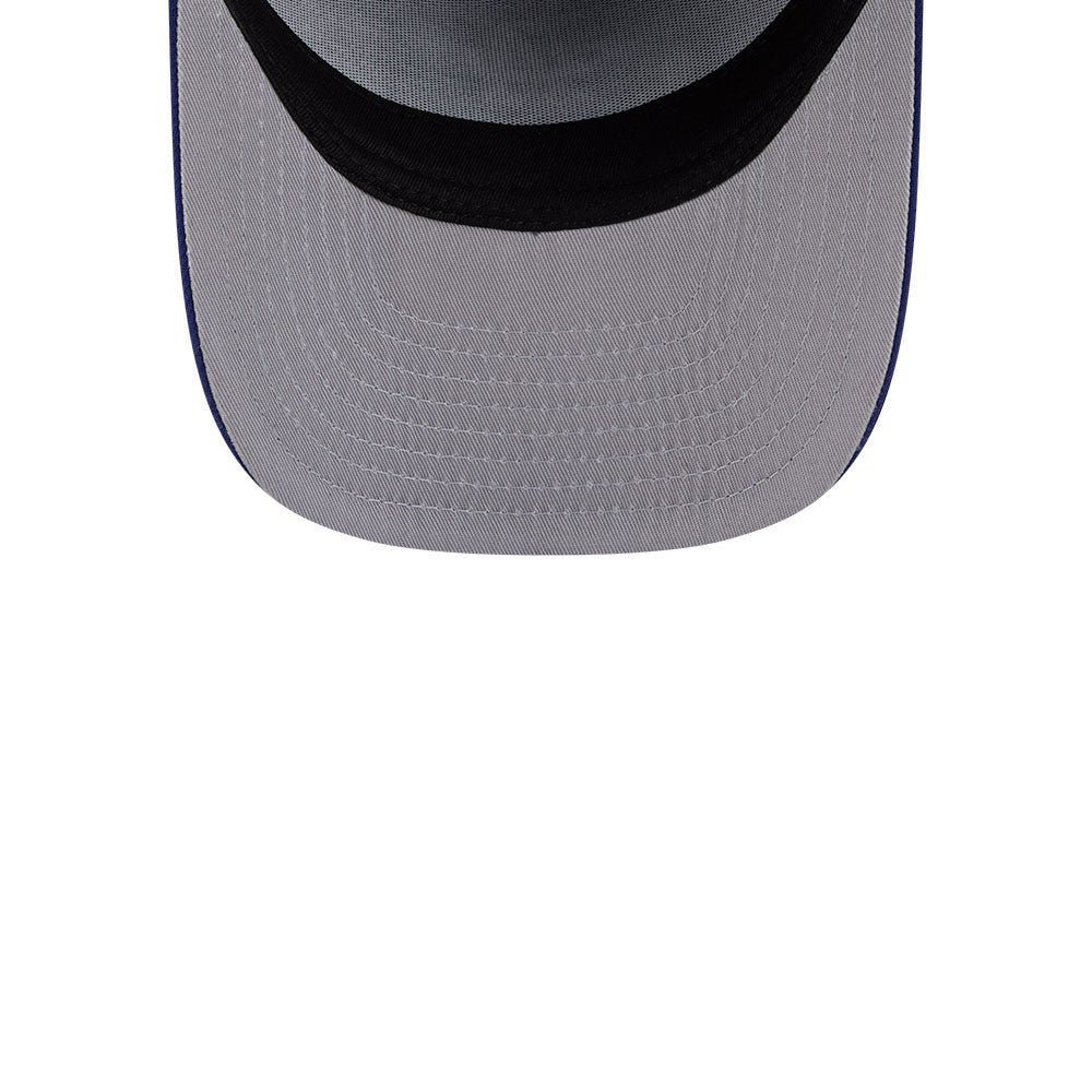 Los Angeles Dodgers New Era MLB 9FORTY 940 A-Frame Snapback Cap Hat Royal Blue Crown/Visor Team Color Logo With Skateboarding Cartoon