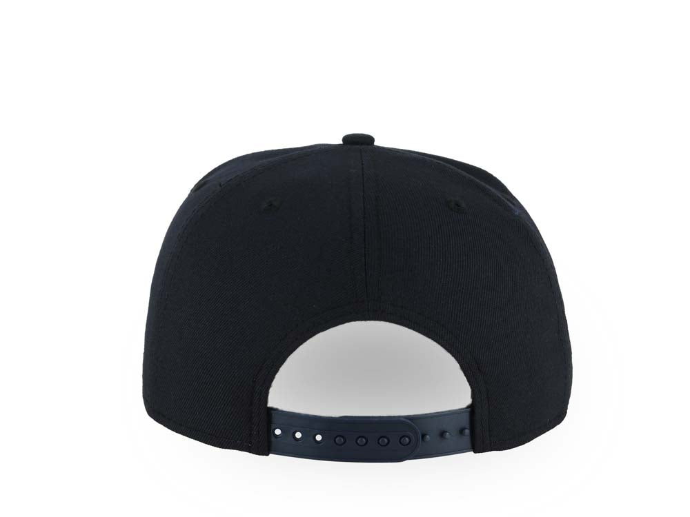 San Diego Padres New Era MLB 9FIFTY 950 A-Frame Snapback Cap Hat Navy Blue Crown/Visor White/Orange Logo 1998 World Series Side Patch Gray UV