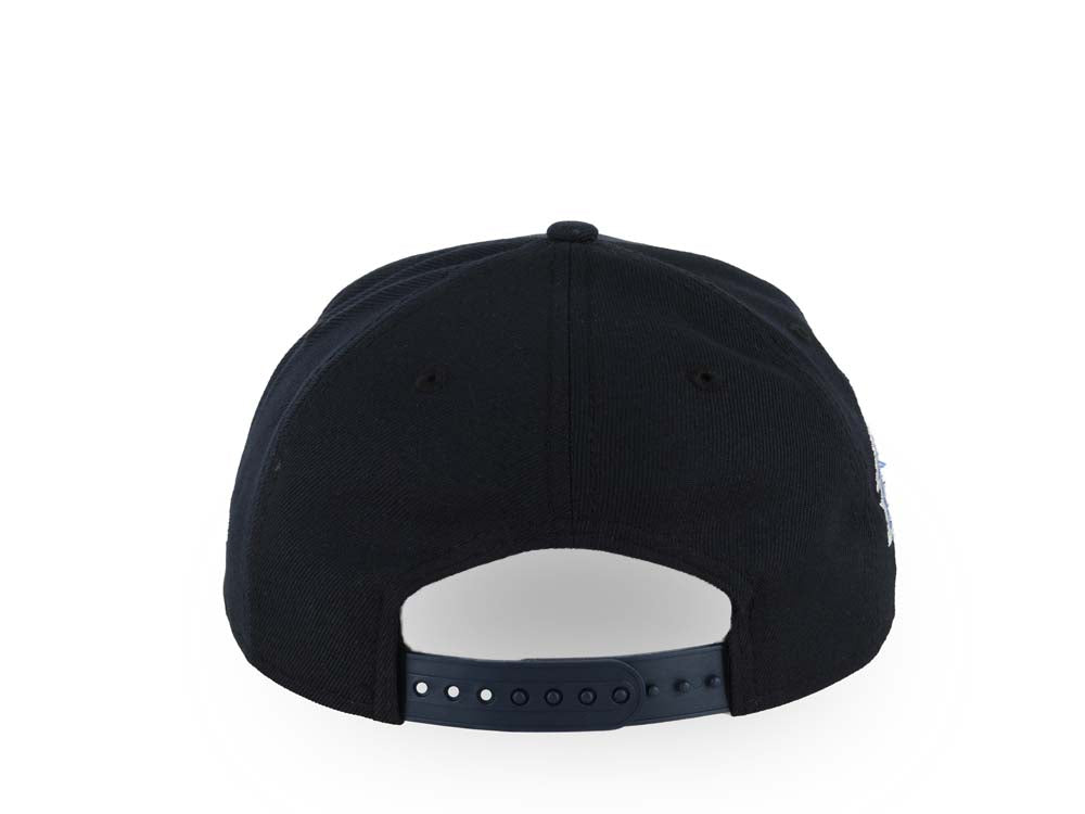 San Diego Padres New Era MLB 9FORTY 940 Adjustable A-Frame Cap Hat Navy Crown/Visor White Bats Logo 1998 World Series Side Patch Gray UV