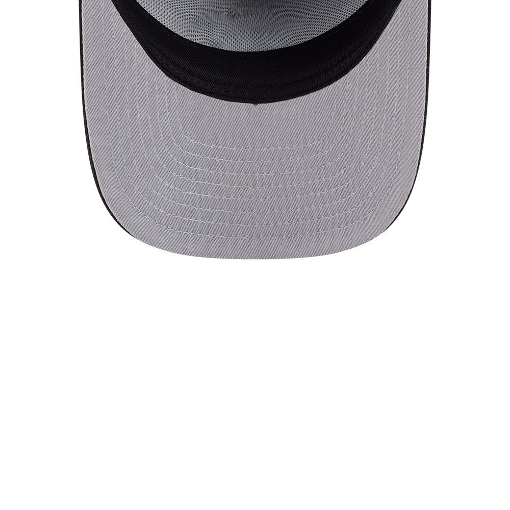 Chicago White Sox New Era MLB 9FIFTY 950 Snapback A-Frame Cap Hat Black Crown/Visor White Logo With Cartoon Gray UV