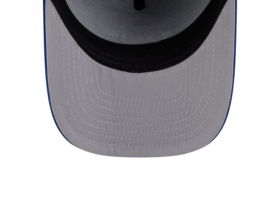 Chicago Cubs New Era MLB 9FIFTY 950 Snapback A-Frame Cap Hat Royal Blue Crown/Visor Red/White Logo With Cartoon Gray UV