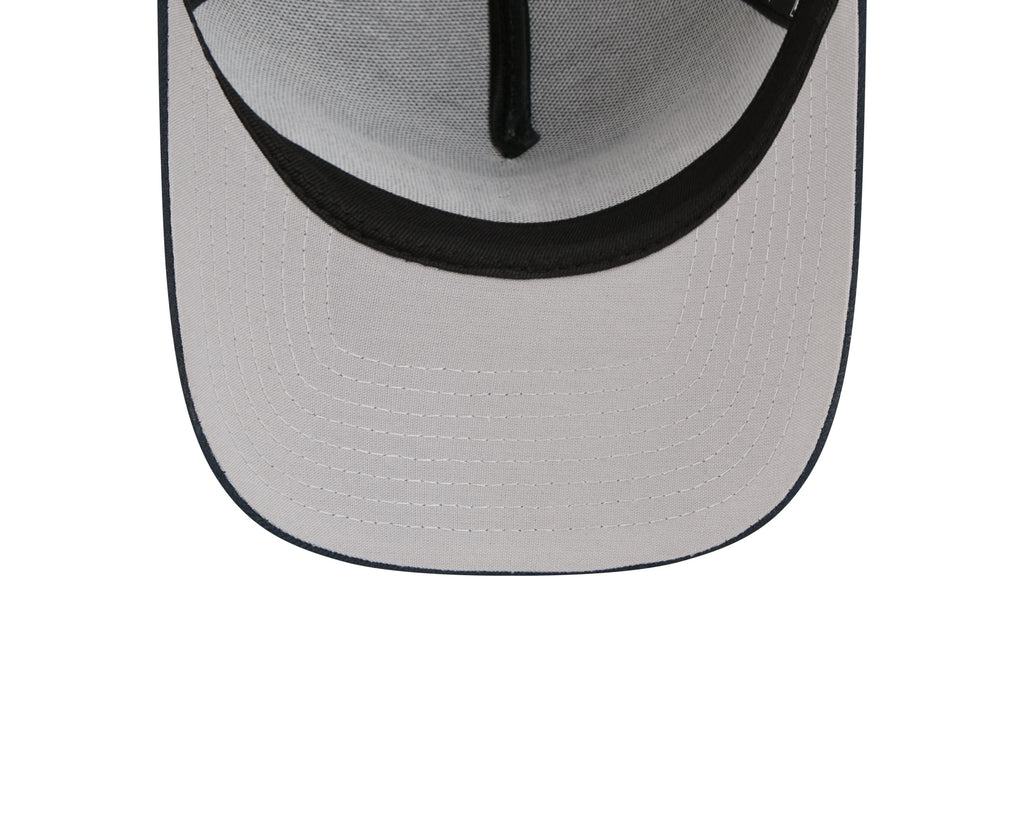 San Diego Padres New Era MLB 9FORTY 940 Adjustable A-Frame Cap Hat Navy Blue Crown/Visor White/Magenta/Yellow Script Logo SD Patch (2026 City Connect 2.0)