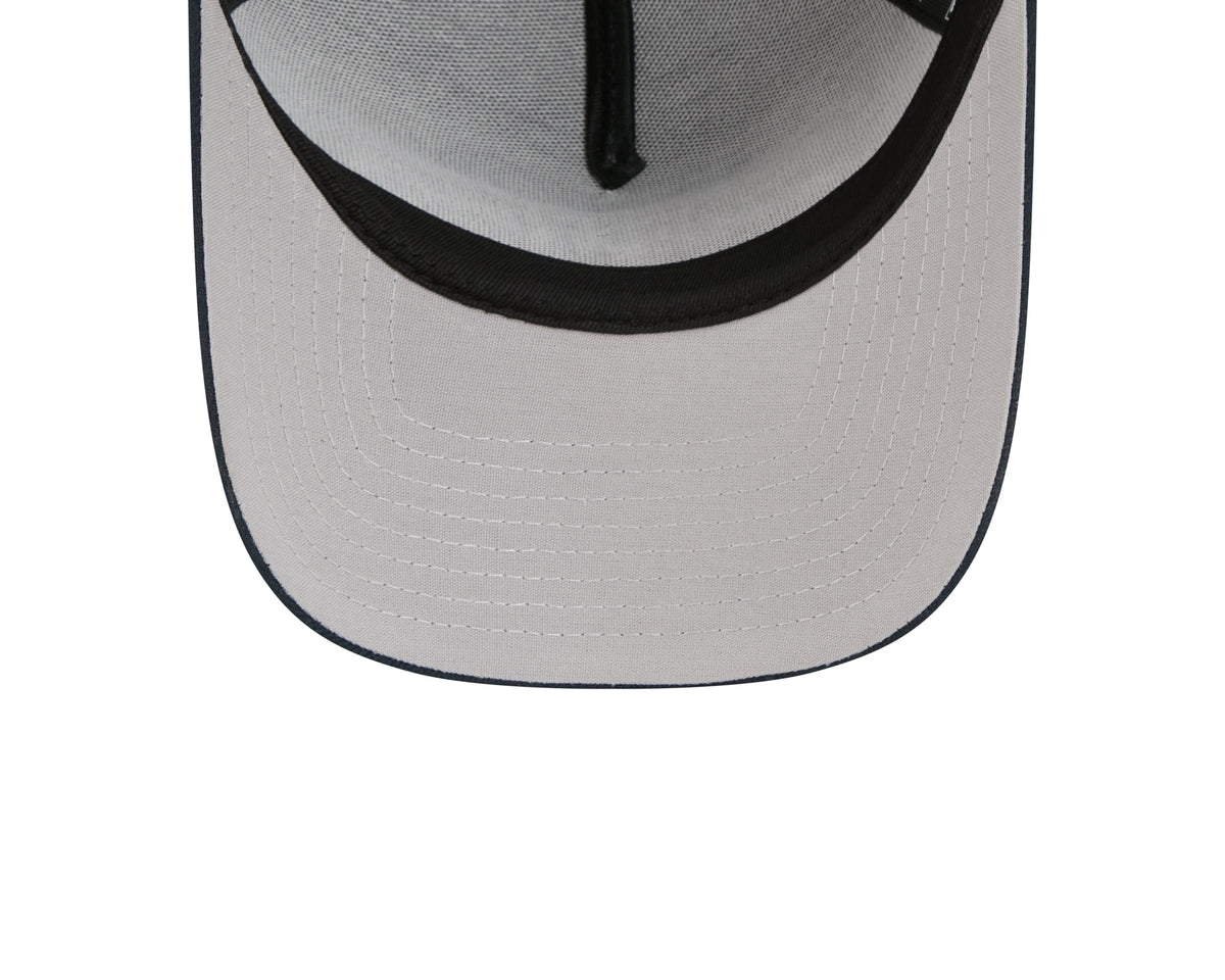 San Diego Padres New Era MLB 9FORTY 940 Adjustable A-Frame Cap Hat Navy Blue Crown/Visor White/Magenta/Yellow Script Logo SD Patch (2026 City Connect 2.0)