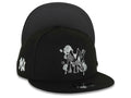 (Capland Exclusive) New York Yankees New Era MLB 9FIFTY 950 Snapback Black Cap Hat Black/White/Gray Splatter Logo