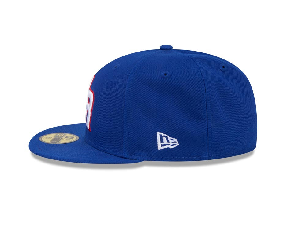 Puerto Rico New Era WBC 59FIFTY 5950 Fitted Cap Hat Royal Blue Crown/Visor White/Red Logo XL WBC Side Patch (Hidden Hit)