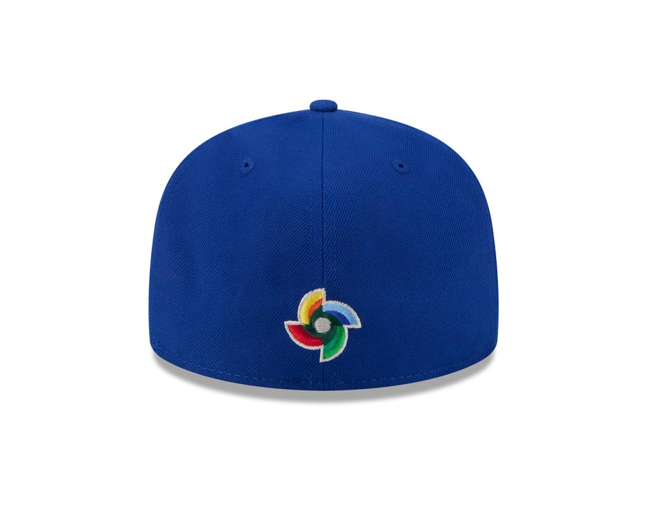 Puerto Rico New Era WBC 59FIFTY 5950 Fitted Cap Hat Royal Blue Crown/Visor White/Red Logo XL WBC Side Patch (Hidden Hit)