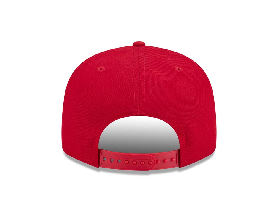 Texas Rangers New Era 9FIFTY 950 Snapback Cap Hat Red Crown/Visor White/Red Logo Gray UV (2026 City Connect)