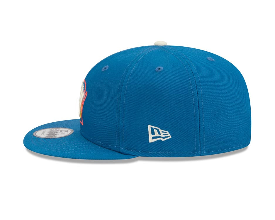 Milwaukee Brewers New Era MLB 9FIFTY 950 Snapback Cap Hat Light Royal Blue Crown/Visor White Logo Gray UV(2026 City Connect)