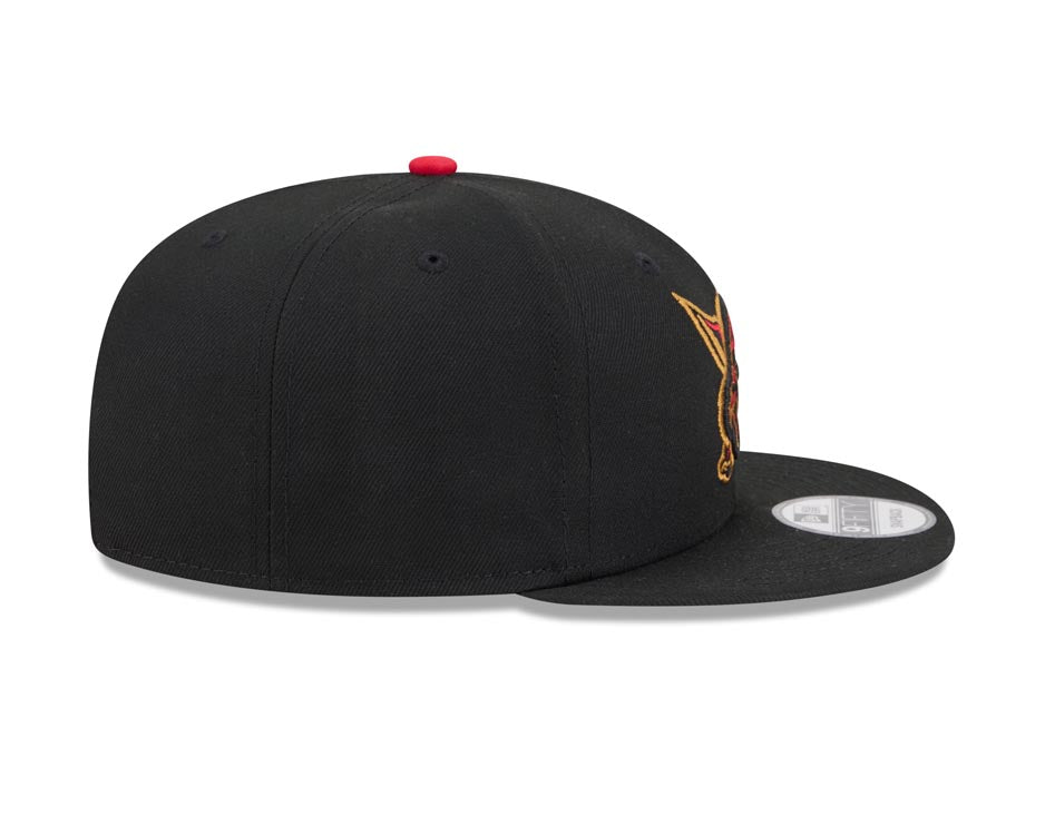 Pittsburgh Pirates New Era MLB 9FIFTY 950 Snapback Cap Hat Black Crown/Visor Yellow Face/Head Logo Gray UV (2026 City Connect)
