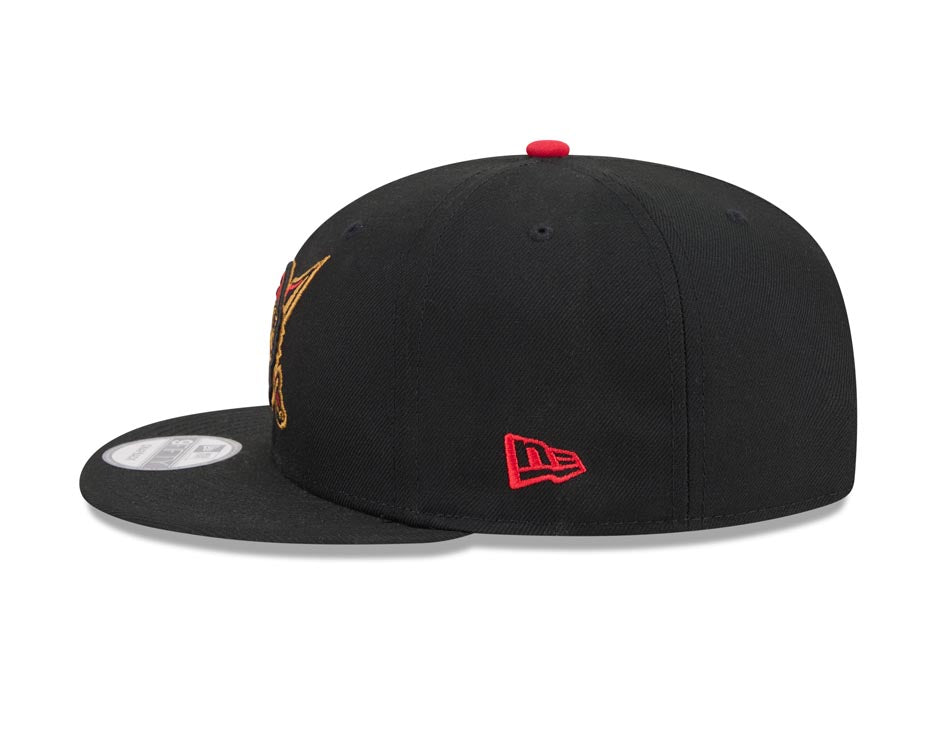 Pittsburgh Pirates New Era MLB 9FIFTY 950 Snapback Cap Hat Black Crown/Visor Yellow Face/Head Logo Gray UV (2026 City Connect)