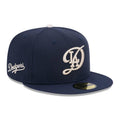 Los Angeles Dodgers New Era MLB 59FIFTY 5950 Fitted Cap Hat Navy Blue Crown/Visor Team Color Logo (2024 City Connect)