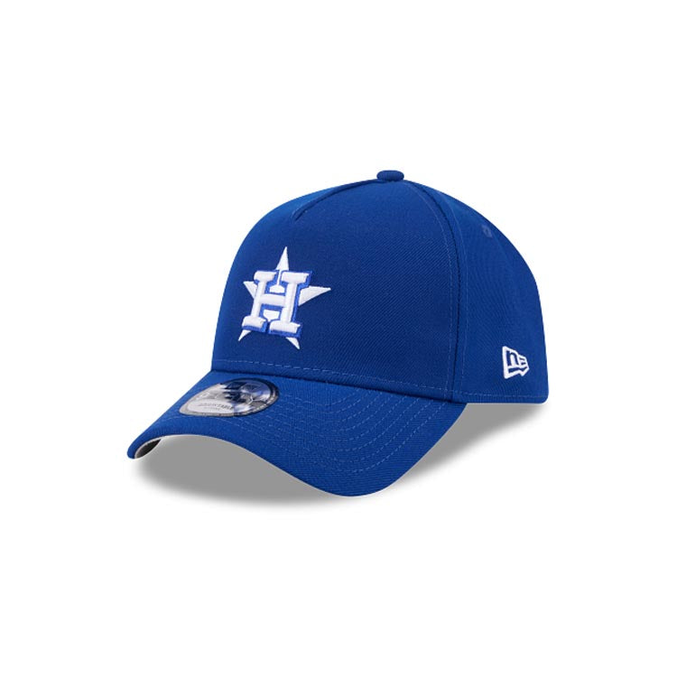 Houston Astros New Era MLB 9FORTY 940 Adjustable A-Frame Cap Hat Light Royal Blue Crown/Visor White/Light Royal Blue Logo