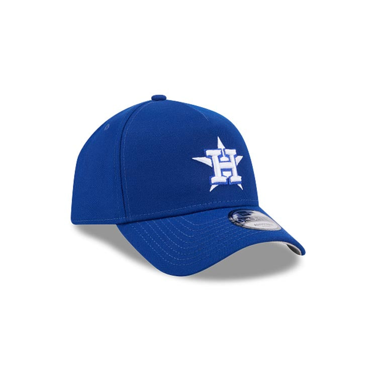 Houston Astros New Era MLB 9FORTY 940 Adjustable A-Frame Cap Hat Light Royal Blue Crown/Visor White/Light Royal Blue Logo