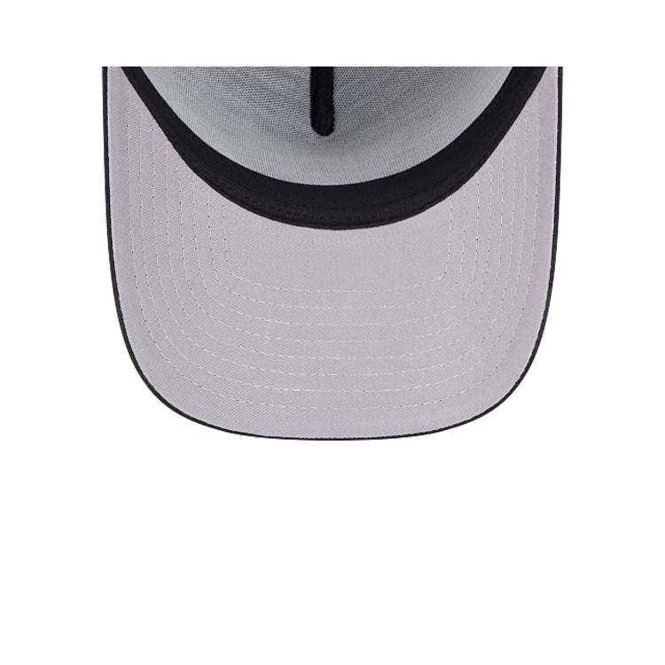 Houston Astros New Era MLB 9FORTY 940 Adjustable A-Frame Cap Hat Black Crown/Visor Black Logo Gray UV