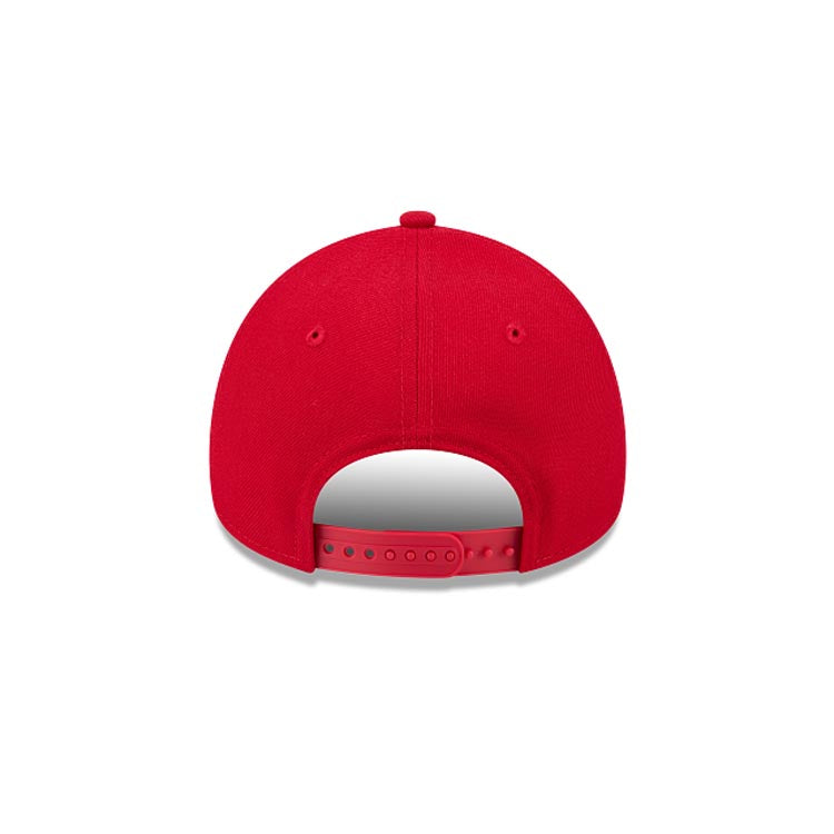 Houston Astros New Era MLB 9FORTY 940 Adjustable A-Frame Cap Hat Red Crown/Visor White/Red Logo Gray UV
