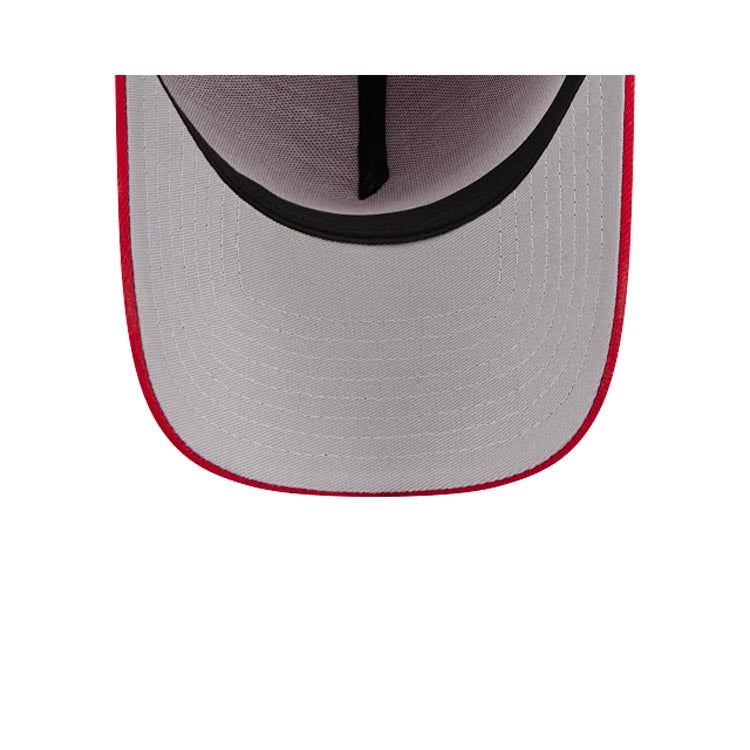 Houston Astros New Era MLB 9FORTY 940 Adjustable A-Frame Cap Hat Red Crown/Visor White/Red Logo Gray UV