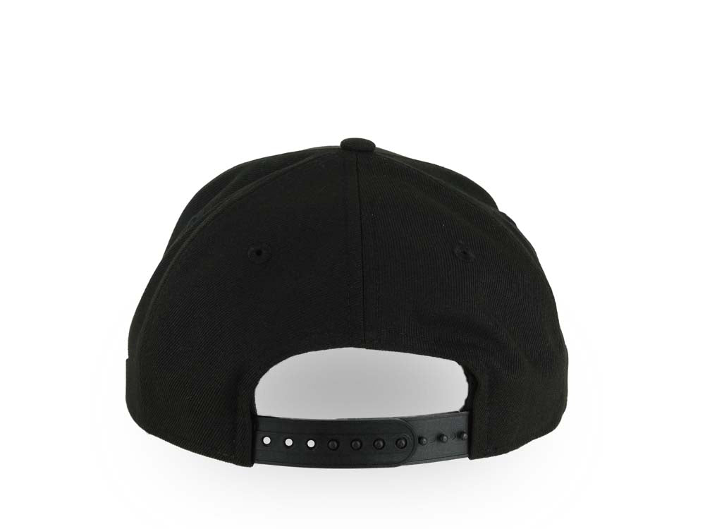 San Diego Padres New Era MLB 9FORTY 940 Adjustable A-Frame Cap Hat Black Crown/Visor White Friar Faithful Text Logo 40th Anniversary Side Patch