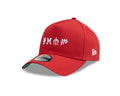 Diablos Rojos del Mexico New Era 9FORTY 940 Adjustable A-Frame Cap Hat Red Crown/Visor White Multi Logo Green UV