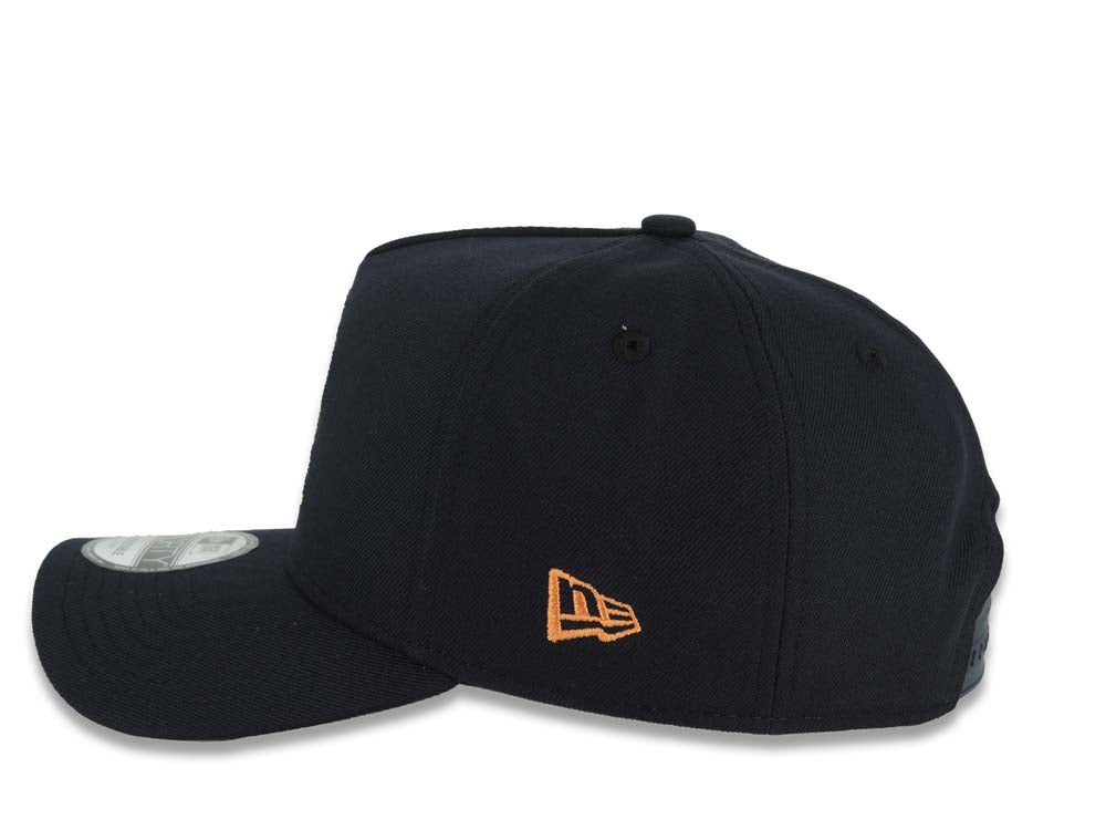 San Diego Padres New Era MLB 9FORTY 940 Adjustable A-Frame Cap Hat Navy Blue Crown/Visor With La Catrina City Connect Logo SD logo Side Patch Gray UV