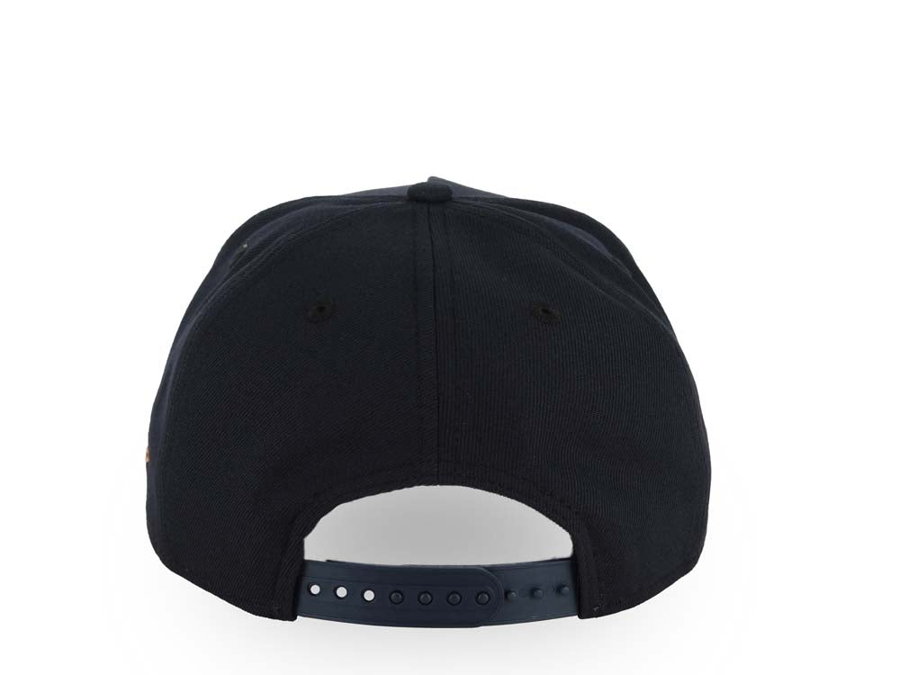 San Diego Padres New Era MLB 9FORTY 940 Adjustable A-Frame Cap Hat Navy Blue Crown/Visor With La Catrina City Connect Logo SD logo Side Patch Gray UV