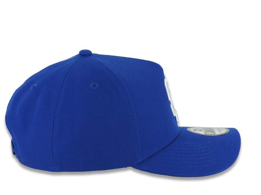 San Diego Padres New Era MLB 9FORTY 940 Adjustable A-Frame Cap Hat Light Royal Blue Crown/Visor White Logo Gray UV